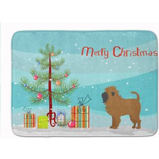 """" Carolines skatte tan affenpinscher juletræmaskine vaskbar hukommelsesskummåtte doormater flerfarvet """"