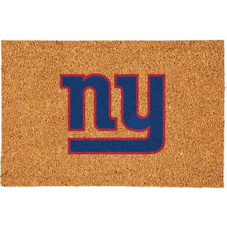 Team Sports America NFL New York Giants Coir Doormat Officiel Official Team Team Logo Ekstra stor hoveddør Mat udendørs indendørs indgangstæppe.