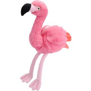 Wild Republic Ecokins flamingo udstoppet dyr 12 tommer gave til børn plys legetøj lavet af spundet genanvendte vandflasker miljøvenlig børneværel