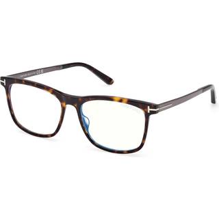 Tom Ford FT6038-B 052 Blue-Light Block 56 Briller Mænd Tortoiseshell - Dark Tortoise - 56mm