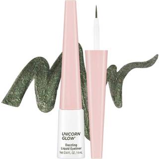 UNICORN GLOW Dazzling Liquid Eyeliner [02 Forest] Olivengr?n Ultra-Slim Hurtigt?rrende Flydende Eyeliner - Langtidsholdbar Formel Livlige farver
