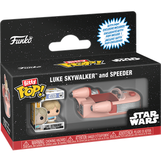 Star Wars Bitty POP! Rides Vinyl Figure Luke Skywalker and Speeder