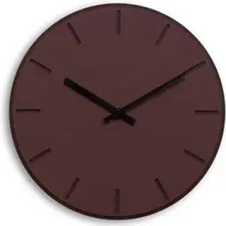 Hemverk Vægur Burgundy Mørk Eg Black Ø28 cm
