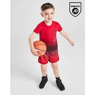 Jordan Jumpman Shot T-Shirt/Shorts Set Infant, Rød - 0-3M