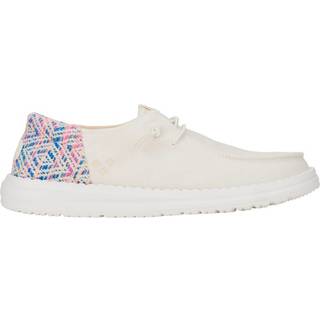 HeyDude Women's Wendy Funk Surf Baja Sneaker Damer størrelse 40 farve hvid/turkis