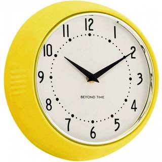 Vægur retro - Beyond Time 50s Gul
