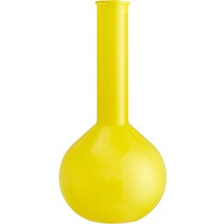 Kosta Boda Lab rund flaske vase 31,5 cm Gul