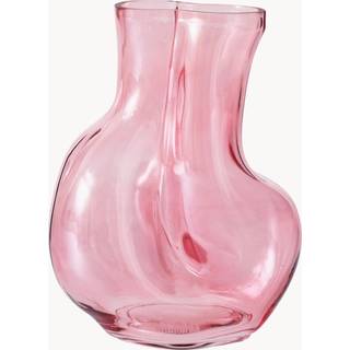 Håndlavet glasvase Gleam, H 22 cm