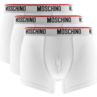 Moschino Underwear 3 Pack Trunks White