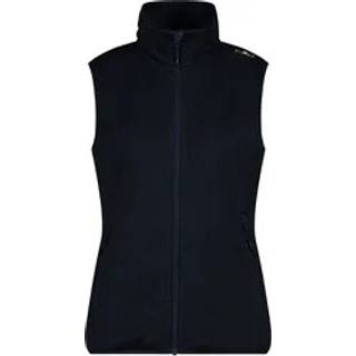 CMP Women's Vest Jacquard Knitted Fleecevest Damer størrelse 36 farve sort