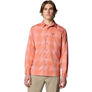 Columbia Silver Ridge Utility Lite Plaid L/S Skjorte Herrer størrelse M farve pink
