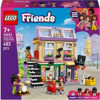 LEGO Friends Musikbutik og lejlighed 42653
