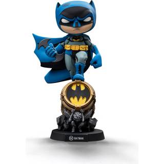 Batman Mini Co. PVC Figure Batman on Bat-Signal (Blue Variant) 15 cm