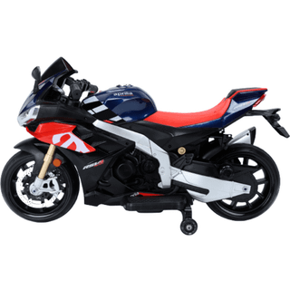 Aprilia RS V4 motorcykel, 2 x 12V, blå