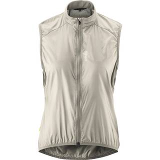 Gonso Women's Road Vest Wind Cykelvest Damer størrelse 40 farve grå/beige
