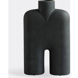 101 Copenhagen Vases - 'Cobra Tall' medium vase, black in Black 100% Ceramic