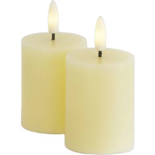 Sille Mini 2 stk. sæt, Ø5xH6,5cm, Pale Yellow