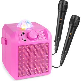 KAR55P Karaoke Speaker with LED Jelly Ball Pink TILBUD NU