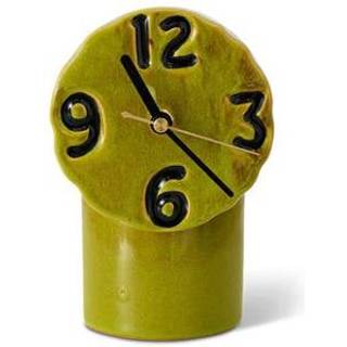 HKliving Retro keramik ur 18 cm Olive