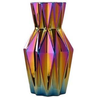 POLSPOTTEN Vases - 'Oily Folds' vase, small in MULTICOLOUR Ceramic