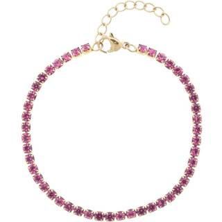 DARK Tennis Chain Bracelet 3 mm Pink