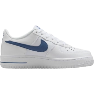 Nike Air Force 1 Embroidered Swoosh Junior, WHITE - 33.5