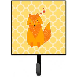 """" Caroline's Treasures Foxy Love Wall Hook Small Multicolor """"