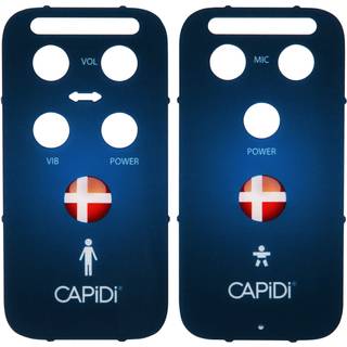 CAPiDi Front til Babyalarm Danish flag