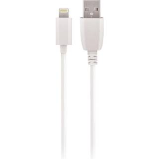 Maxlife kabel USB - Lightning 2,0 m 2A, hvid