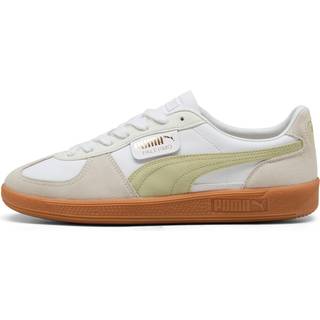 Puma Palermo Leather Sneakers Unisex, White, Size 39, Shoes - Pistachio Green - 39