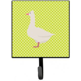 """" Caroline's Treasures Roman Goose Green Wall Hook Small Multicolor """"