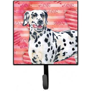 """" Caroline's Treasures Dalmatian Love Wall Hook Small Multicolor """"