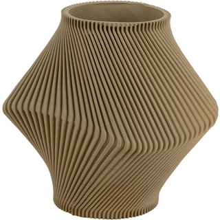Twist vase, grøn