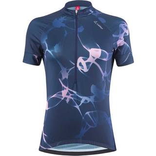 Löffler Women's Bike Jersey Half-Zip Serenade Mid Cykeljersey Damer størrelse 40 farve blå