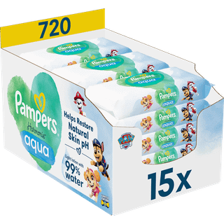 Pampers Harmonie Aqua Paw Patrol Våde renseservietter til børn 720 stk. - 720 stk.