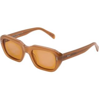 Retrosuperfuture Unisex ELV Miles Orange Solbriller Acetat Orange Brun Firkantet Normal