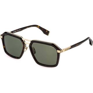 Police Mand SPLQ92 MERCURY 2 300Y Solbriller Metal Guld Grøn Geometrisk Normal