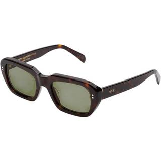 Retrosuperfuture Unisex RHP Miles 3627 Solbriller Acetat Havana Grøn Firkantet Normal
