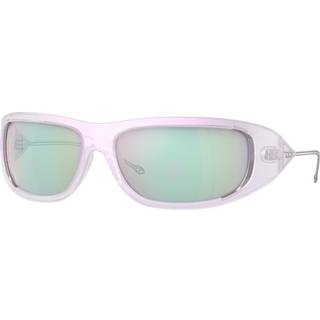 DIESEL Unisex DL3001 506/6V Solbriller Injiceret Hvid Grå Rund Normal