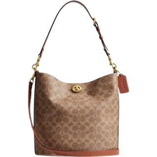Coach Willow Signature Hobo bag brun