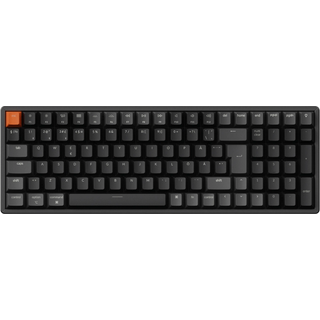 Keychron K4 v3 RGB QMK Wireless Hot Swap QMK - Super Brown - Gaming Tastatur - Nordisk - Sort