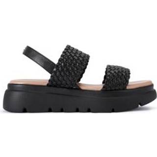 Carvela Comfort Carvela Comfort Krypton Weave Black Sandals