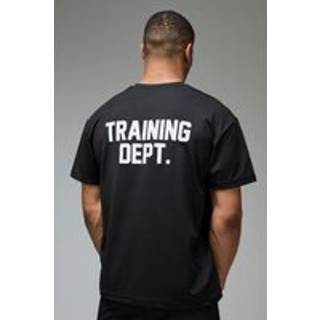 Mens Black Training Dept Performance Oversized T-shirt
