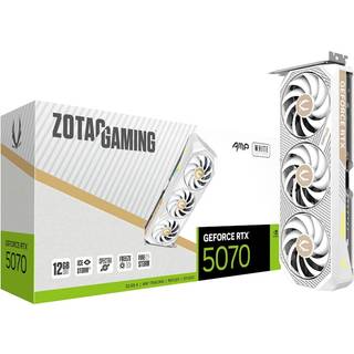 ZOTAC GeForce RTX 5070 AMP White - 12GB GDDR7 RAM - Grafikkort