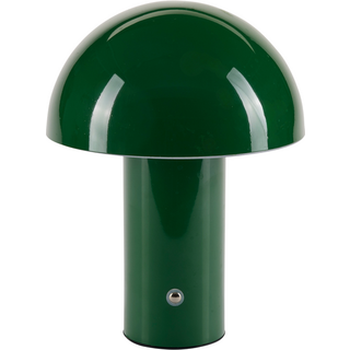Bahne Interior - Glossy Mushroom LED bordlampe, grøn - H21,5 cm.