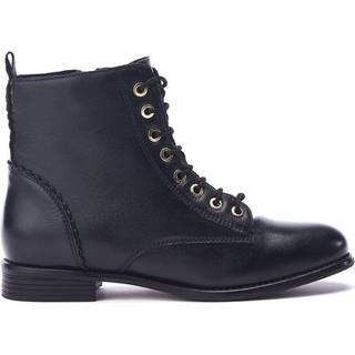 Moda in Pelle Penelopi Detail Snørebånd Læder StøvlerEU 37 (UK 4)