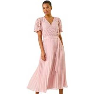 Roman Lace Detail Wrap Midi KjoleEU 42 (UK 14)