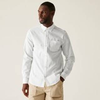 Regatta Regatta White Mens Loran Long Sleeve Shirt