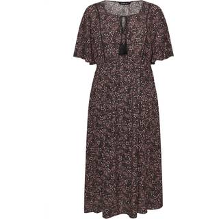 Yours Curve Yours Curve Natural Paisley Boho Dress