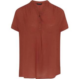 Evans Evans Half Placket Short Sleeve Blouse